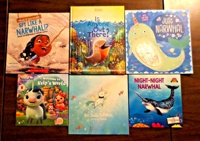 NARWHALS Lot of 6 Children's Picture Books NOT QUITE NARWHAL - Image 1 of 4