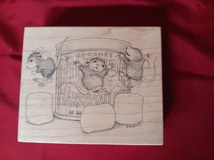 Stampa Rosa House-Mouse Designs, Inc. Gummistempel 1998 MARSHMALLOW BOUNCE - Bild 1 von 8
