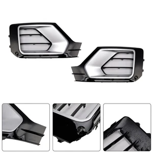 2PCS Front Bumper Grille Fog Lamp Grille 81A807681G Fit Audi Q2 2016-2020 - Picture 1 of 12