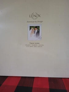 Lenox Wedding Photo Frame 8 x 10 True Love American By Design Bride Groom NIB - Picture 1 of 7