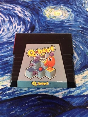 Atari 5200 Q*Bert 1983 Parker Brothers Vintage Authentic Cartridge Only Q-Bert - Image 1 of 2