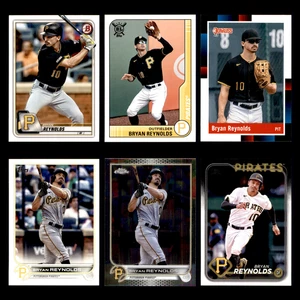 Bryan Reynolds Lot 6 Different Baseball Cards 2020-2024 Pittsburgh Pirates - Picture 1 of 8