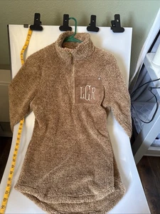 Marley Lilly Sherpa Pullover Quarter Zip Monogrammiert LCR - Gr. S/M - Bild 1 von 9