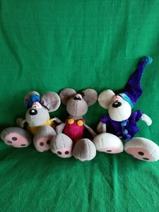 Drei Diddl Mäuse Stofftiere 18 cm, 90er Jahre - Bild 1 von 5