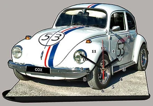MINIATURE, MODEL CARS, VOLKSWAGEN, COX CHOUPETTE,COXINELLE, cox-07 en horloge - Foto 1 di 1