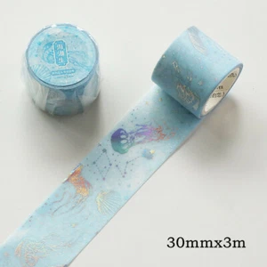 Retro Star Moon Holographic Adhesive Washi Tape Journal Scrapbooking Stickers - Picture 1 of 13
