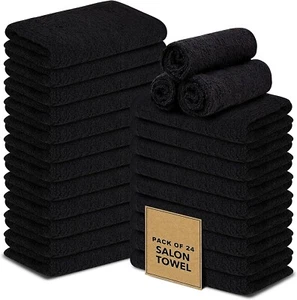 24x Salon Spa Luxury Hairdressers Hand Towels Big size 50x85cm Quality 550 GSM. - Picture 1 of 18