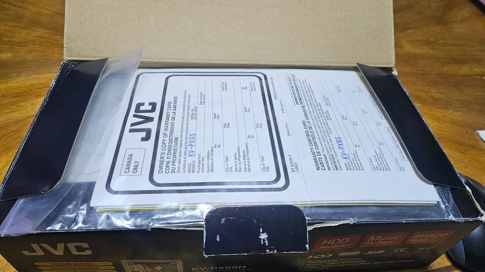 JVC KV-PX9SN GPS NAVIGATION- OPEN BOX and TESTED- STORES MUSIC- LOADED & FUN - Image 1 of 4