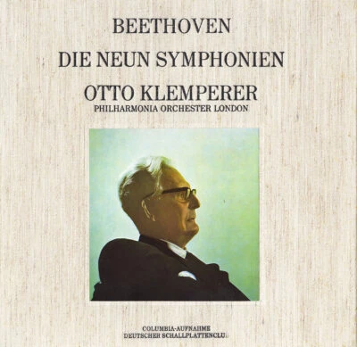 8LP Box BEETHOVEN Symphonies KLEMPERER Deutscher Schallplatenclub (Columbia SAX) - Image 1 of 3