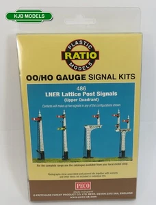 Nuevo en caja relación calibre oo 486 LNER/SR señal poste de celosía - kit de plástico - Imagen 1 de 2