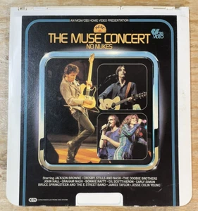 Vintage The Muse Concert No Nukes Bruce Springsteen CED MGM/CBS Video Disc - Picture 1 of 2
