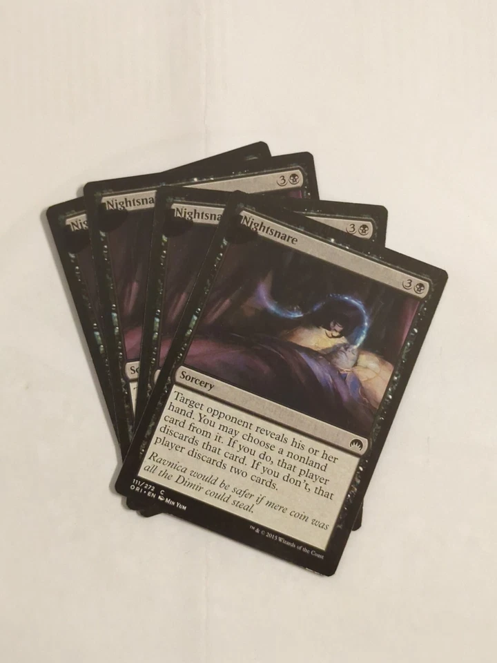 MISPRINT | MISCUT MTG 4x -Nightsnare Magic Origins Playset - Image 1 of 1
