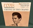 Elvis Presley Gold Standard 447-0643 Crying In The Chapel 45 avec manche 1964 comme neuf dans sa boîte