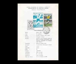 Pelé Brazil Soccer 1969 Edson Arantes - 1000 Gol - Edital - Stamp Issue - Picture 1 of 4
