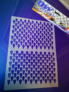 Snake skin large and small airbrush stencil set - Picture 1 of 2