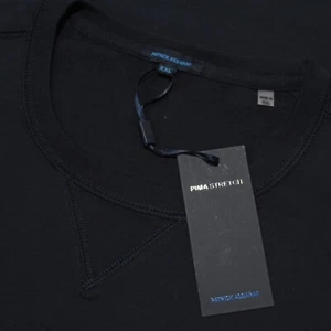 Patrick Assaraf NWT Crew Neck Sweatshirt Size XXL in Solid Blue - Picture 1 of 9