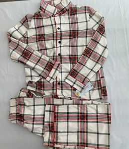Cat & Jack girls 2 piece pajama set flannel size L(10/12) NWT - Picture 1 of 3