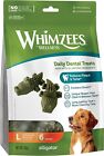 WHIMZEES By Wellness Alligator, Natural and Grain-Free Dog Chews, Dog Dental St