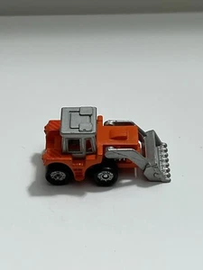 Vintage Micro Machines Galoob Orange Farm Tractor Trailer Truck 1988 - Picture 1 of 3