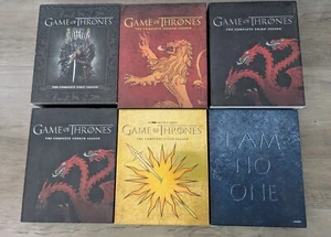 Game of Thrones Complete Seasons 1 2 3 4 5 6 DVD Box Sets HBO Series 1-6 Dragons - Foto 1 di 2