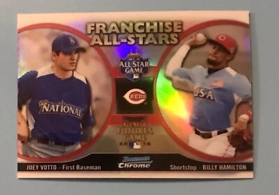 Bowman Chrome Franchise All-Stars 2012 #FAS-VH Billy Hamilton Joey Votto Reds Foto 1 de 2