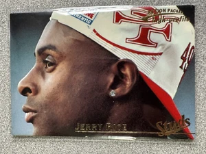 1996 Pinnacle Jerry Rice Action Packed High Profile Studs Promo Card #3 HOF - Picture 1 of 2