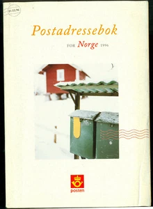 Posten Postadressebok for Norge 1996 Norway Postal Zip Codes Book Handbook - Imagen 1 de 5