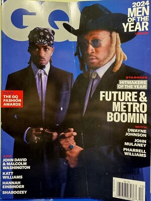 GQ Future & Metro Boomin cover Men of the Year issue Dec 2024 Jan 2025 *Damaged* - Image 1 of 2