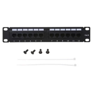CAT6 Wall-Mount and Rack Mount Patch Panel Kit for Rj45 Tool Rack - Afbeelding 1 van 8