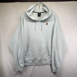 Nike Court Tennis Heritage Hoodie mittelblau Copa Fleece BV0760-449 Fade Wear - Bild 1 von 24