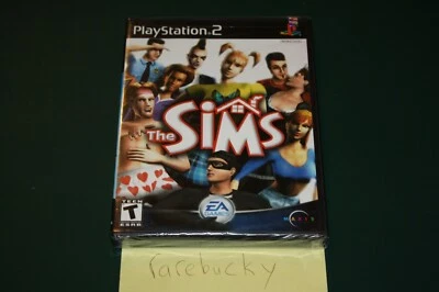 The Sims (Playstation 2 PS2) NEW SEALED BLACK LABEL Y-FOLD W/UPC NM RARE 1ST RUN - Image 1 of 3