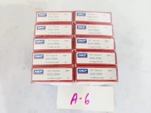 Lot of 10- SKF 6203-2RSH Bearing - Picture 1 of 2