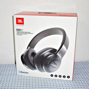 【NEW】JBL E55BT WIRELESS/WIRED OVER-EAR HEADPHONES W/ MUSIC CONTROLS & MICROPHONE - Picture 1 of 13