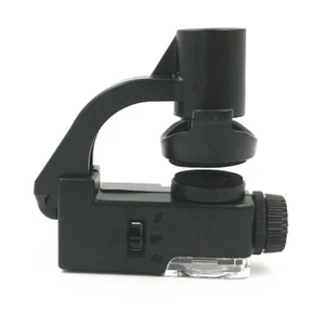 Mini 90X LED Magnifier UV LED Lighted Loupe Pocket Microscope for Smart Phone - Picture 1 of 8