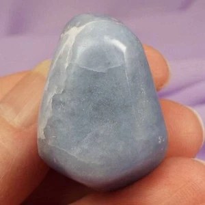 Very rare large Blue Hackmanite tumble stone, Sodalite 21g SN54422 - Picture 1 of 4