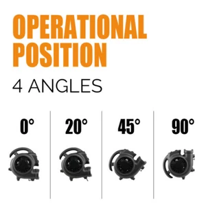 XPower P-250DT Black Portable Dryer Air Mover Floor Blower Timer Air Circulator - Bild 1 von 21