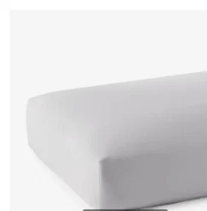 The Company Store Legends Hotel LT Gray Supima Cotton WF Sateen King Flat Sheet - Picture 1 of 4