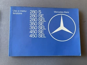 Libretto Uso E Manutenzione Mercedes W116 - Foto 1 di 4