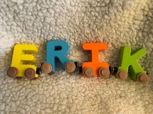 Erik Name Buchstaben personalisiert Baby Geschenk - Bild 1 von 2