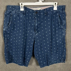 Lucky Brand Shorts Mens 36 Flat Front Blue - Picture 1 of 15