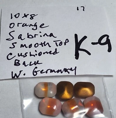 Lote de 6 broches de reparación de joyas checos diamantes de imitación octágonos de 10x8 mm de colección 8010 Foto 1 de 2