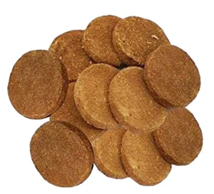 Pure and Original Cow Dung Cakes for Pooja/Agnihotra - Pack of 50 US - Picture 1 of 3