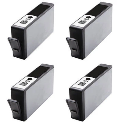 SERENA 4 cartucce inchiostro nero per HP 364XL Photosmart 5510 5515 5520 6510 C6380 non OEM