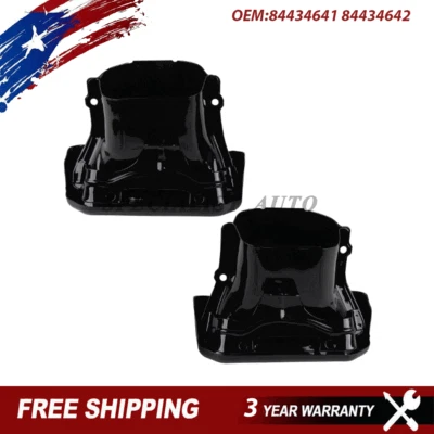 Exhaust Tips / Bezels 光泽黑色 适用于雪佛兰 Silverado 1500 GMC Sierra 1500 19-23 — 第 1/4 张图片