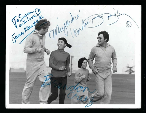 Courtship of Eddie's Father cast Signed 7"x 9" photograph BAS Authentic Bixby Cover