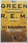 R.E.M. 2013 GREEN 25th anniversary promotional poster Flawless New Old Stock