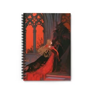 Gothic Romantik Spiral Notizbuch - linierte Linie, Art Journal, Schrift [...] - Bild 1 von 6