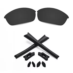 IR.Element Black Silicone Rubber Kits & Lenses For-Oakley Flak Jacket Options - Picture 1 of 23