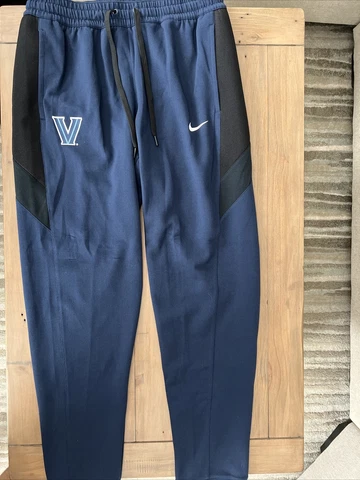 Nike Dry Villanova Wildcats Basketball Showtime Pant Men Large CQ0307 Navy Blue Cover
