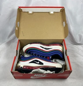 Nike Air Max 97 Sportschuhe - Kinder Größe 6Y GS - CW7013 100 - weiß blau - Bild 1 von 15